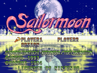 Sailor Moon Title Screen